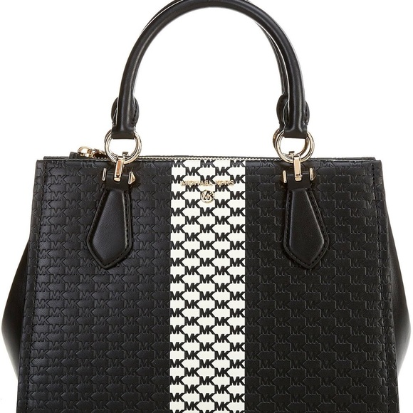 Michael Kors Black and White Women's Bag - Picture 1 of 6